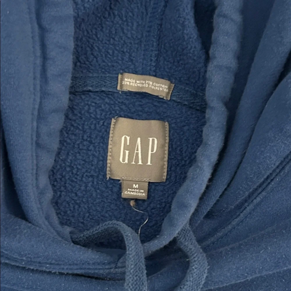 GAP Classic Blue Pullover Hoodie - Picture 2 of 3